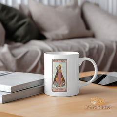The High Priestess Tarot Mug - Mystical Coffee Cup for Intuitives & Tarot Readers - Occult Witchy Gift with Classic Rider-Waite Art - Perfect for Psychics, Moon Goddesses & Spiritual Seekers