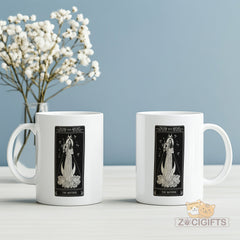 The Sun Tarot Card Mug - Radiant Occult Coffee Cup - Uplifting Gift for Tarot Readers & Lightworkers - Vibrant Rider-Waite Inspired Design - Perfect for Energy Healers & Spiritual Seekers