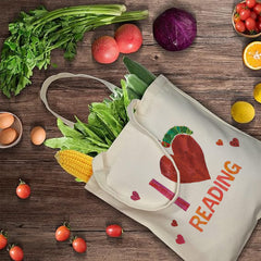 The Very Hungry Caterpillar™ "I ❤️ READING" Tote Bag - Perfect Gift for Book Lovers, Teachers, Students, Valentine‘s, Birthday & Christmas