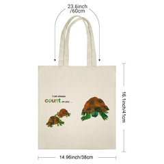“I Can Always Count on You” Turtle Tote Bag - Cute Gift for Father’s Day, Mother’s Day, Birthday & Thanksgiving | Reliable Support Themed Present