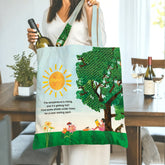 Summer Shade Reading Tote Bag Gift - Cozy Under Tree Design for Mom, Book Lovers, Birthday, Mother‘s Day & Teacher Appreciation | Thoughtful Present for Women & Friends