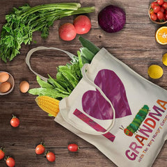 I Love Grandma Tote Bag with The Very Hungry Caterpillar - Heartwarming Gift for Grandma, Mother’s Day, Birthday, Christmas, or Any Special Occasion