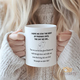 Best Friends Forever Ghost Mug - Funny Friendship Mug for Women Men, Halloween Themed Mug, Unique Gift Idea for Besties, Cozy Coffee Tea Cup