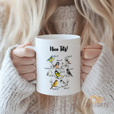 Funny Bird - Themed Mug - "Nice Tits!" - Unique Gift for Bird Lovers, Humor - Infused Home Decor, High - Quality Ceramic Mug for Coffee and Tea