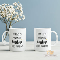 Corporate Sarcasm Mug - Funny Office Coffee Cup for Coworkers - Snarky Work Humor Gift for Bosses, Employees & Corporate Warriors - Witty Desk Accessory for Type A Personalities