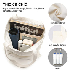 Adorable "We Make The Perfect Pair" Chick & Caterpillar Tote Bag - Cute Gift for Couples, Best Friends, Valentines Day, Anniversary, Wedding, Birthday & Christmas