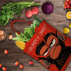 Grumpy Monkey Tote Bag - Funny & Unique Gift for Her, Him, Friends, Coworkers, Birthday, Christmas, Valentine‘s Day | Gag Gift & Novelty Present