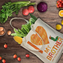 Heartfelt "I Love My Brother" Tote Bag with The Very Hungry Caterpillar - Perfect Gift for Siblings, Friends, Family & Loved Ones on Birthdays, Valentine's Day, Christmas & Holidays