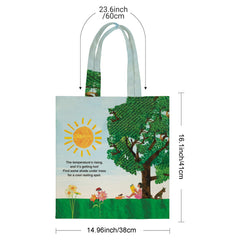 Summer Shade Reading Tote Bag Gift - Cozy Under Tree Design for Mom, Book Lovers, Birthday, Mother‘s Day & Teacher Appreciation | Thoughtful Present for Women & Friends