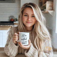 "Let Me Overthink About It" Funny Quote Mug - Ideal Gift for Overthinkers, 11oz Ceramic Mug with Premium Quality and Unique Design