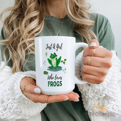 Cute Frog - Themed Ceramic Mug for Girls Who Love Frogs - Perfect Gift for Nature Lovers, Animal Enthusiasts, or Anyone with a Soft Spot for Amphibians - High - Quality and Stylish Drinking Vessel