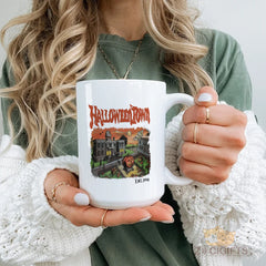 Halloweentown Mug - 90s Nostalgic Gift for Fans of Disney Halloween Movies, Aesthetic Cottagecore & Spooky Season | Perfect Fall Gift, Halloween Present, Christmas Stocking Stuffer for Friends, Family, Him, Her